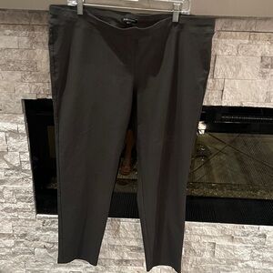 Eileen Fisher Military green pull-up pants size XL